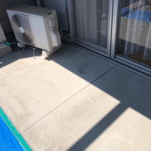 川崎市幸区にてルーフバルコニーウレタン防水塗装（雨漏り修理）