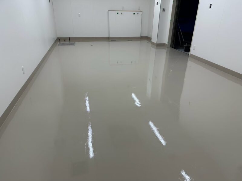 川崎市にてウレタン防水工事〈新築工事に伴う防水工事〉 施工後