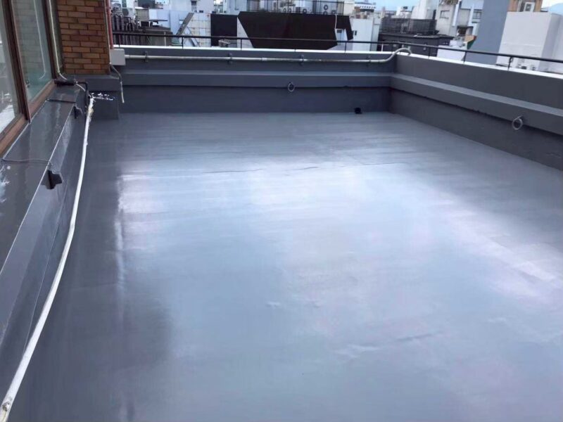 京都市山科区にて商業ビルの防水工事〈屋上からの漏水〉 施工後